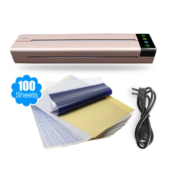

Portable Tattoo Transfer Stencil Machine Mini USB Port Thermal Copier Printer with 100pcs Tattoo Stencil Paper Body Art Tattoo