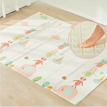

Play Mat Children XPE Foam Soft Floor Playmat Foldable Crawling Carpet Baby Games Activity Rug 1cm Thick Educational Toys