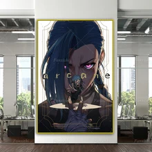 

Arcane Jinx Vi League Of Legends Tv Posters Modern Living Room Decor Canvas Wall Art Prints Nordic Home Bedroom Decor Paintings