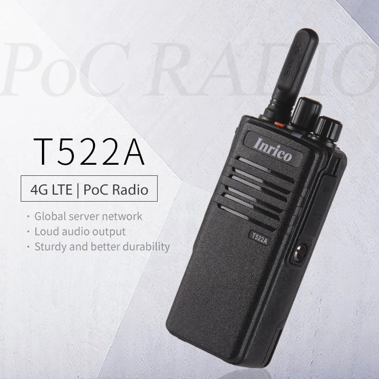 Inrico T522A 4G LTE Zello Network Radio Ptt Walkie Talkie GPS WIFI  Bluetooth Poc Radio Android Walkie Talkie AliExpress