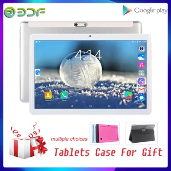 

10 Inch Android 7.0 Free Gift Tablet Case Cover 3G Phone Call Dual SIM Card GPS Tablet PC tab WiFi IPS 10.1 Inch Kids Phablet