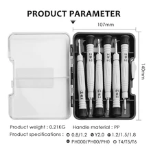 Tournevis de précision, outil multifonction, outil manuel de réparation Mobile pour la maison, Kit de tournevis magnétique télescopique 6 pièces