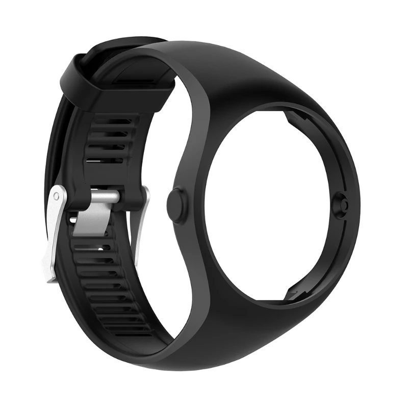 Силиконовые часы ремешок Браслет замена для Polar M200 gps часы - Цвет: Black