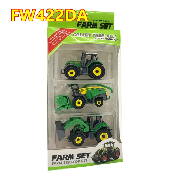 All Farm Tractor Set Great Play Collection Toy,Diecast Metal Vehicle Car Model with Plastic Part,Crop Cutter Sprayer Power Plant FW422DA-STP