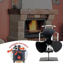 Вентилятор для камина европейский и американский тепловой мощности вентилятор для камина лезвие огневой мощности вентилятор для камина