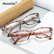 Rectangular Glasses Frame Reading Female Men Women Presbyopia Anti-blue Light Glasses Diopter Hyperopia Prescription Glasses