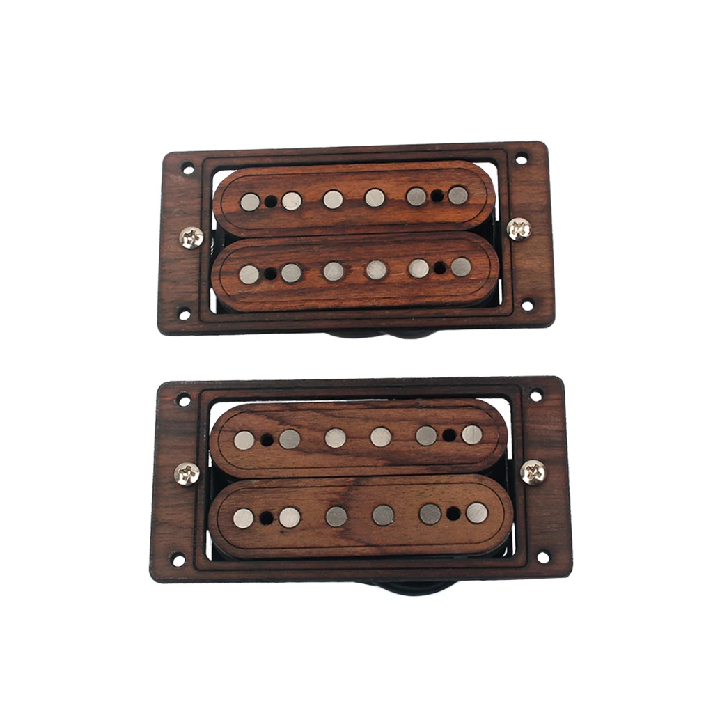 Гитарные части гитарные головки звукосниматели Lumberbucker Humbucker Wood Set 2 GMC52