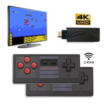 

4K HDMI Video Game Console Mini Retro USB Wireless Handheld Controller Gamepad Build In 628 Classic Games Support AV/HDMI Output