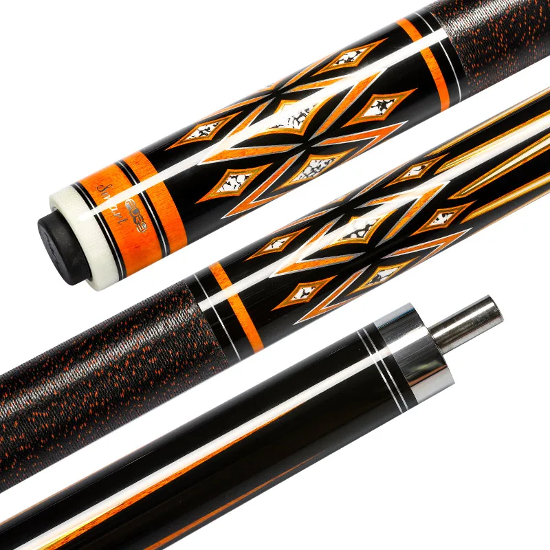 FURY DN-4 Pool Cue Stick Kit Billiard Cue 13mm Tiger Everest M Tip Hard Maple HTE Shaft White Fiber Ferrule New Tec Decal 2019