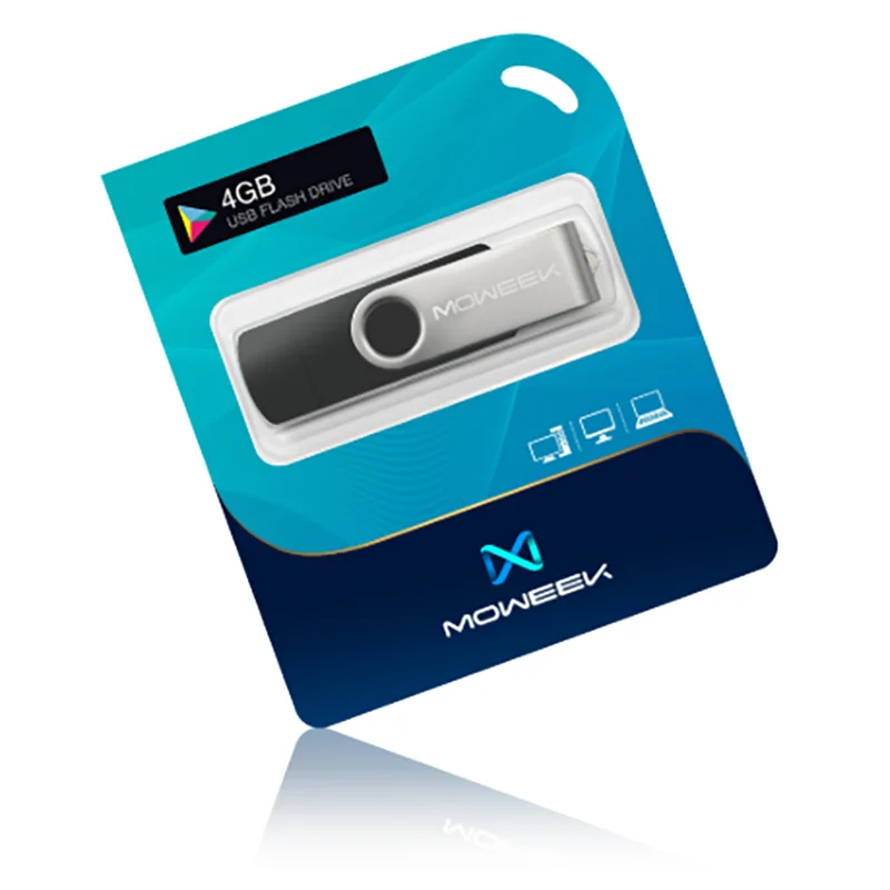 Moweek модный OTG USB крутой флеш-накопитель 64 ГБ USB 2,0 флеш-накопитель transcend 32 ГБ 16 ГБ 8 ГБ 4 ГБ Флешка карта памяти металлическая U