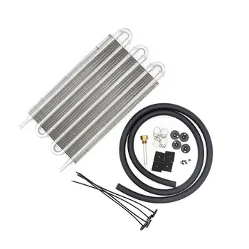 

Car Modified Car Aluminum Alloy Air Conditioning Tube Belt Condenser Car Condenser Ideal Tool Easy to Install