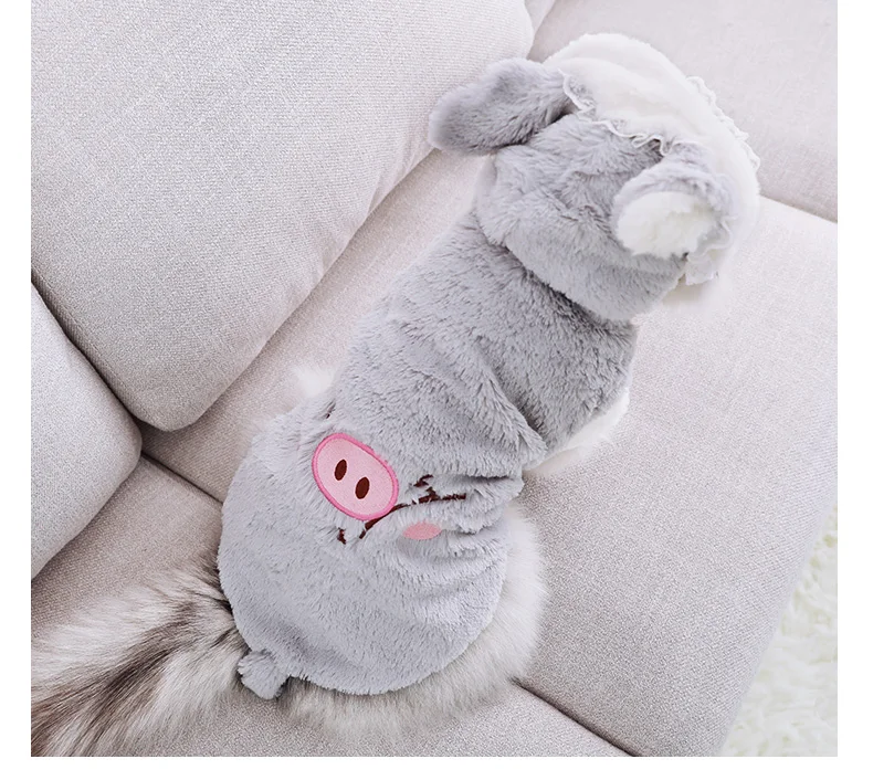 Одежда для кошек HOOPET, зимнее теплое пальто для питомцев, щенков, котят, куртка для маленьких и средних собак, кошек, чихуахуа, одежда, костюм