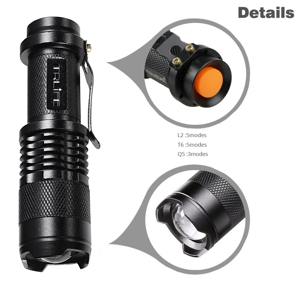 Waterproof-Torch-L2-T6-LED-Flashlight-High-Power-5000LM-Mini-Spot-Lamp-Portable-5-Models-Zoomable