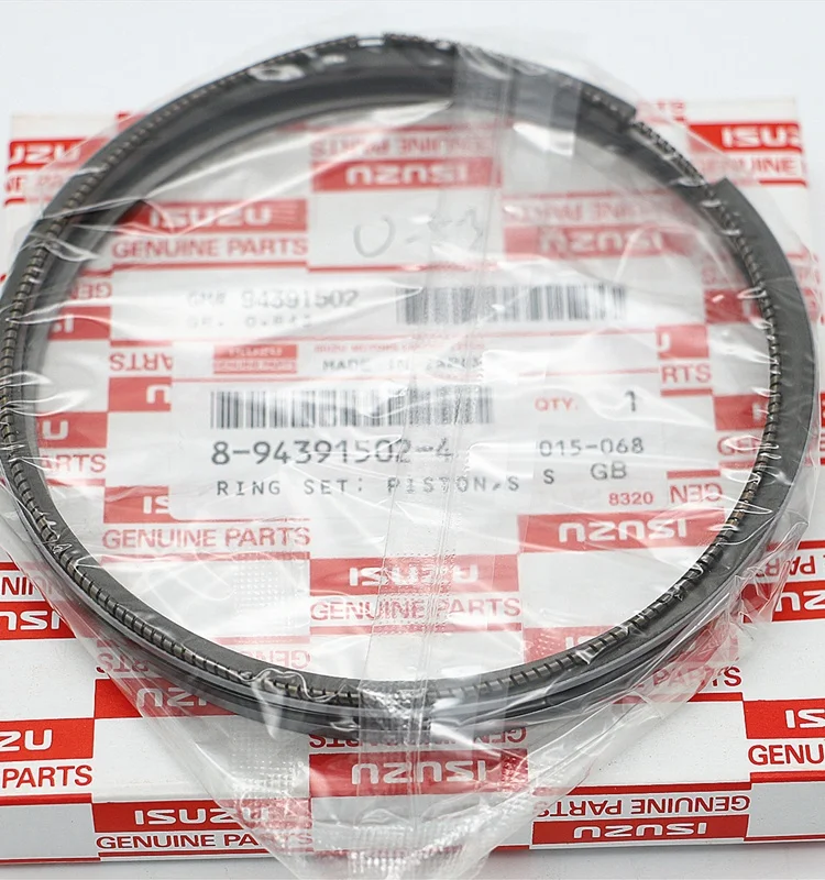 

6HK1 FSD FSR Auto Parts Diesel Engine Piston Ring Set 8-94391502-3 for ISUZU FVR34 8-94391502-4 8943915024