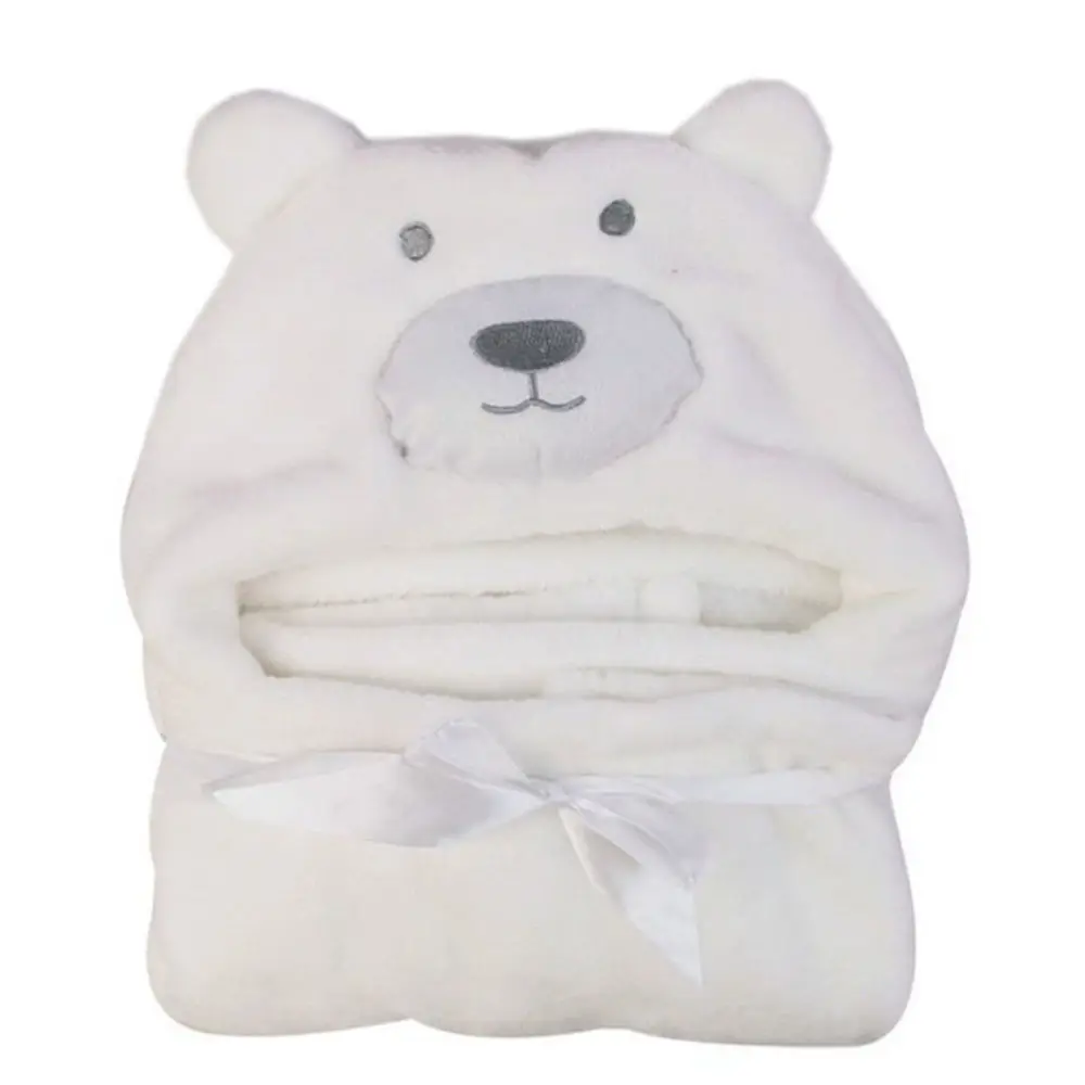 Baby Bathrobe Baby Towel 100cm Bear Shaped Soft Infant Newborn Giraffe Blanket Cartoon Pattern