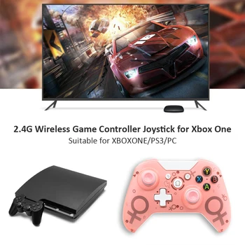 

Wireless Game Controller Vibration Small Lightweight N-1 2.4GHz Dual Motor Game Playing Elements for Xbox One PS3 PC
