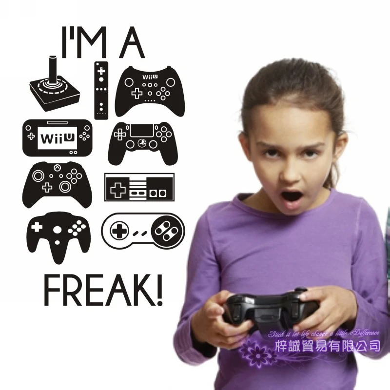 Game Handle Sticker Eat Sleep Play Gamer Decal Gaming Posters Gamer