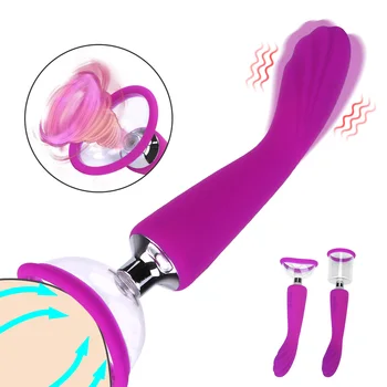 Vagina Pump Pussy Nipple Clitoral Sucker Clitoris Stimulation Powerful G-Spot Sucking Vibrator Erotic Toys for Woman Masturbator 2