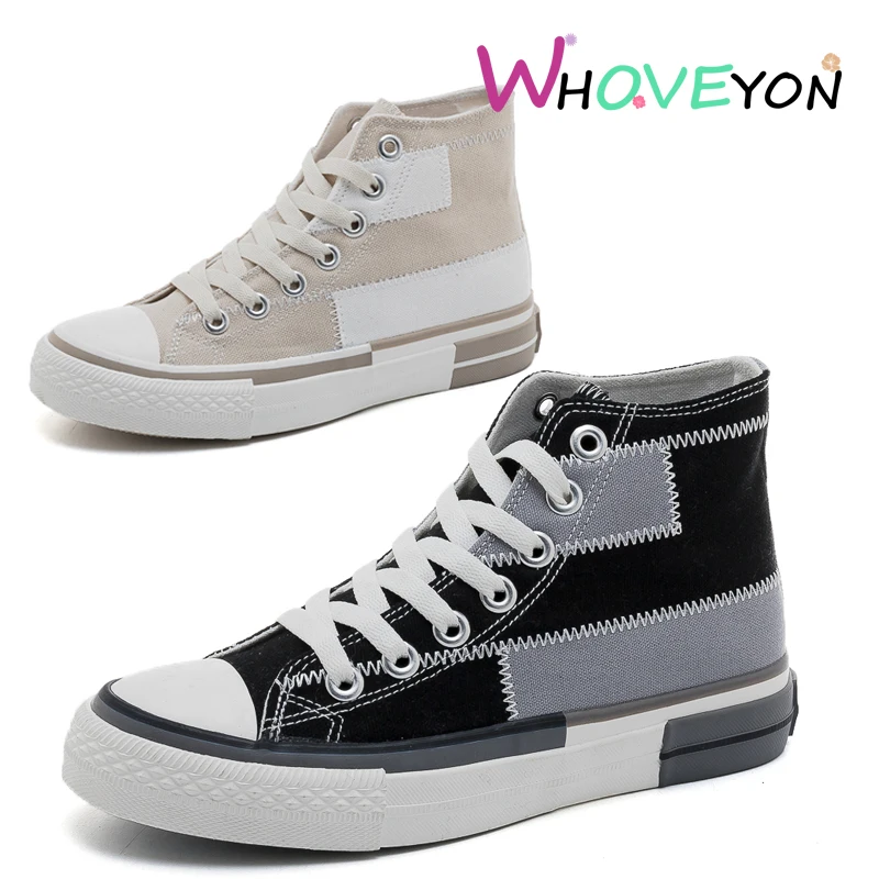 

Woman Platform Shoes 2020 Summer New Fashion Women Shoes Casual Solid Canvas High Candy Color Women Casual Shoes Sneakers