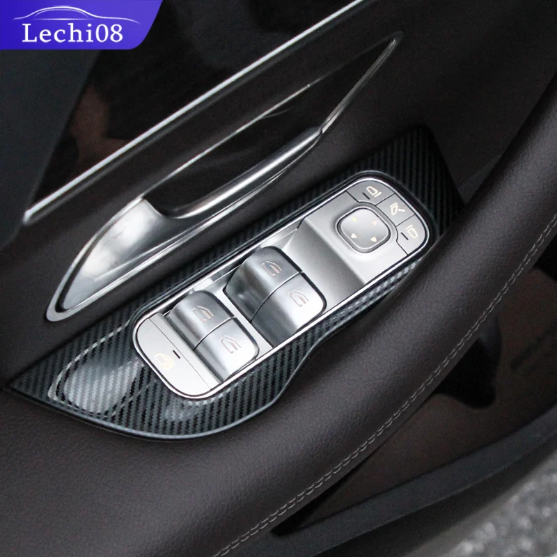 Накладка на кнопку стеклоподъемника для Mercedes gle w167 gle carbon gle gle 350/amg 450 500e amg аксессуары для интерьера