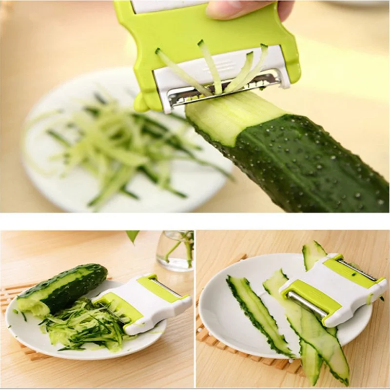 1 шт. терки картофеля из АБС пластика 2 в 1Multi function Овощечистка и ampJulienne резак нож