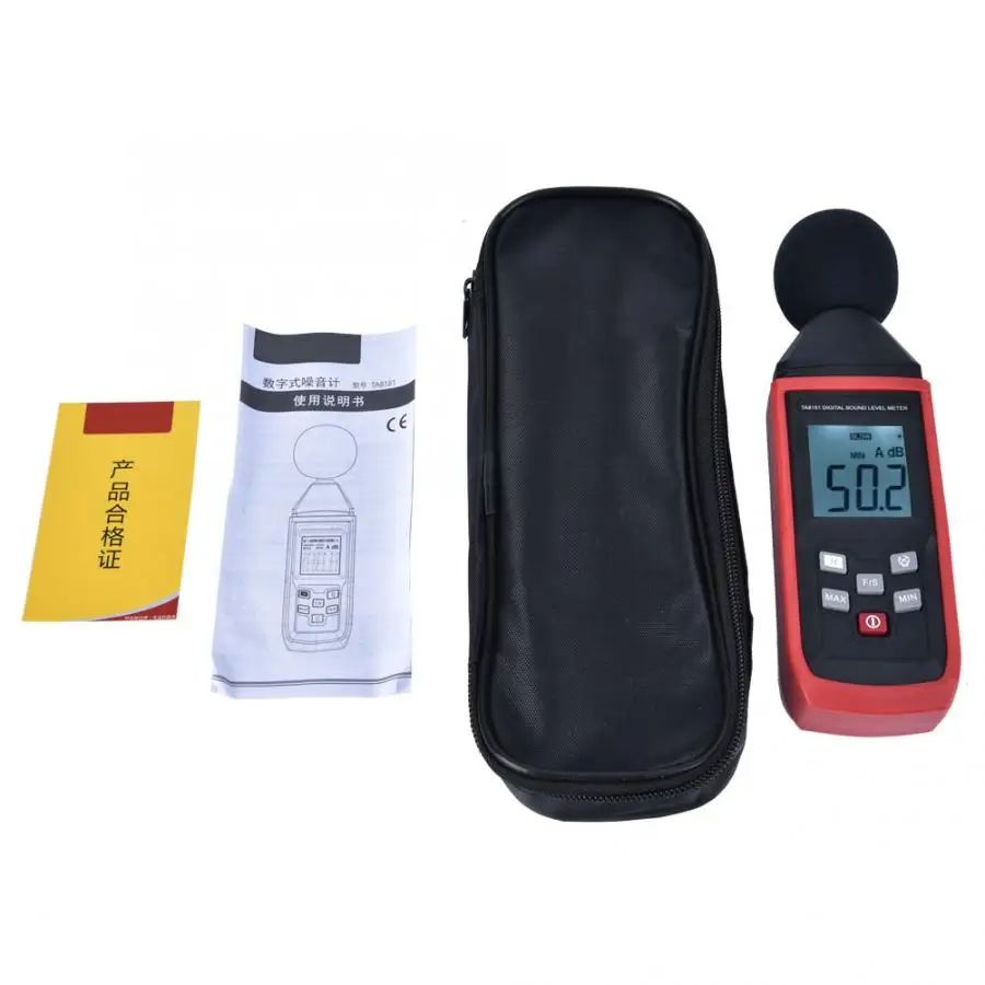 

TA8151 LCD Digital Sound Level Meter Noise Detect Tester Data Decibel Measurement 30-130dB for Environmental Noise Detection