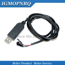 1 шт. 1 м USB в RS232 ttl UART PL2303HX Авто конвертер USB-COM Кабель адаптер модуль горячая распродажа