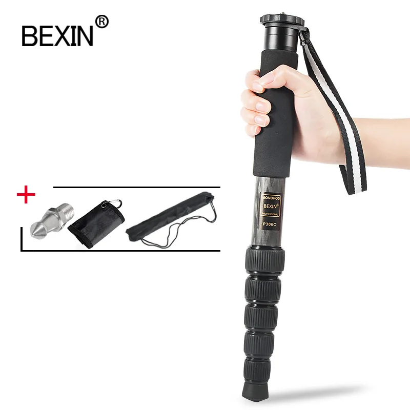 

Tripod monopod professional video monopod lightweight carbon fiber stick portable travel photo shoot for dslr camera video phone