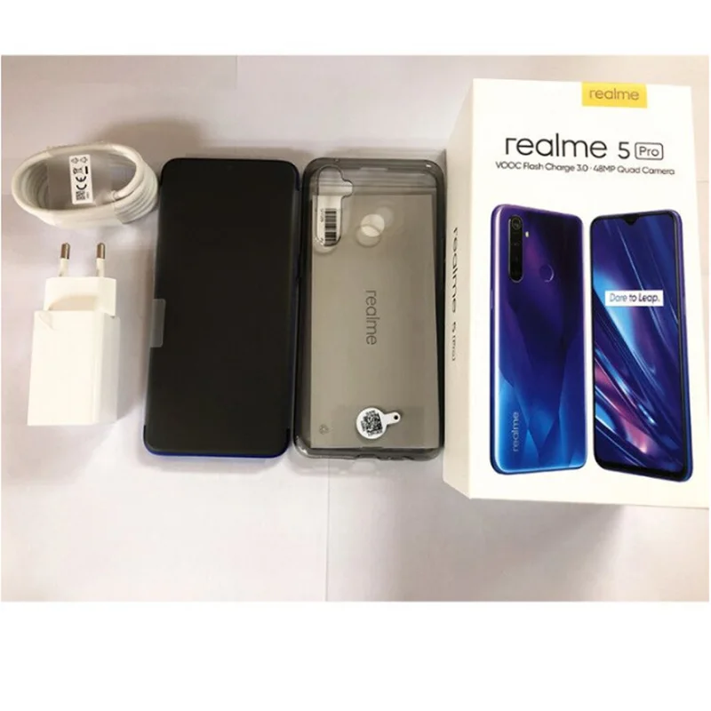 REALME 5 pro 6,3 ''смартфон Android P Восьмиядерный 4035 мАч 48+ 16 Мп двойной Камера VOOC Быстрая зарядка 3,0 мобильный телефон