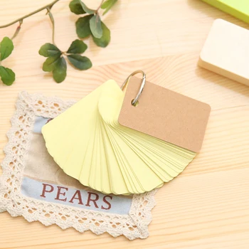 

Note Book Mini School Supply Loose-Leaf Stationery Reciting Vocabulary Portable Notepad Writing