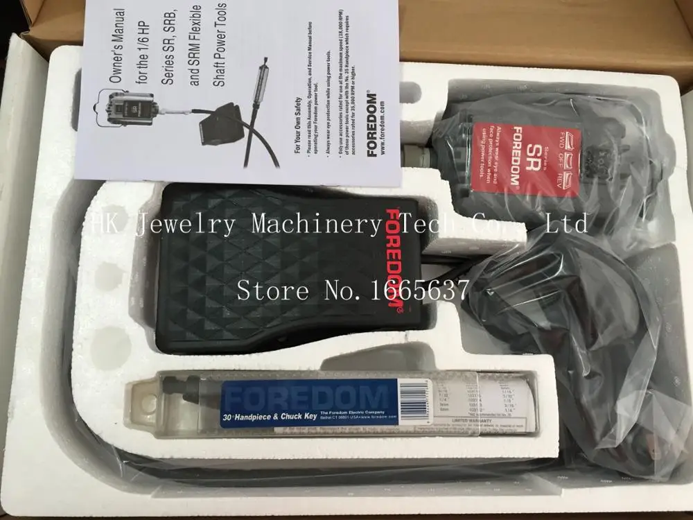 Fai Da Te Albero Flessibile Smerigliatrice 110V Foredom Jewelers Flex Shaft Sr 1/6Hp Foredom Per Monili Grinder Tool Kit Gioielliere