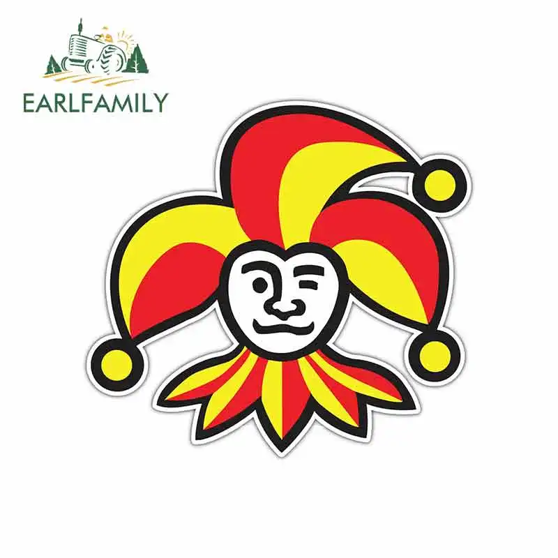 EARLFAMILY 13 см x 12,1 см для Jokerit Helsinki Khl хоккейные персональные наклейки s автомобильные аксессуары виниловые аниме водонепроницаемые автомобильные Стикеры