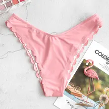 ZAFUL бикини с зубчатой отделкой