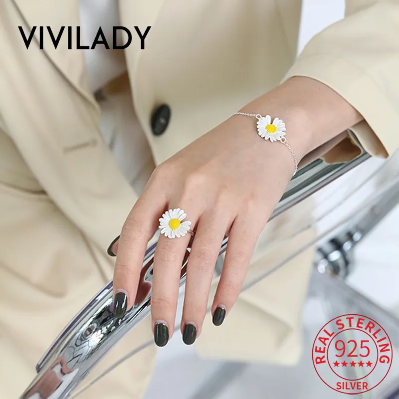 VIVILADY романтическое искусственное серебряное эмалированное милое открытое