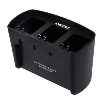 

3 In 1 3 Port Charging Hub Charger Battery Dock for DJI for Phantom 2 / 3 Intelligent Charge up to 3 Batteries