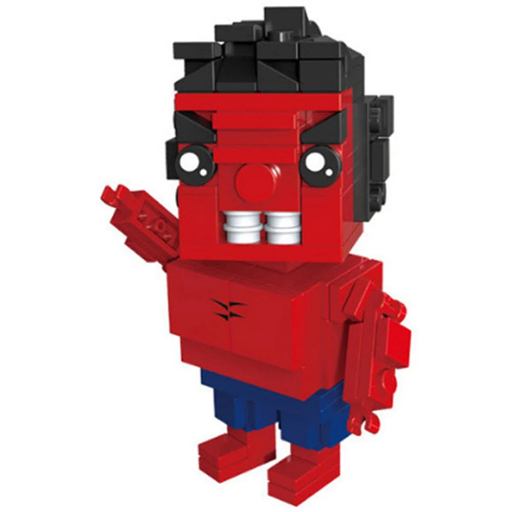 Rocky Wonder Woman Iron Man Robin Spider-Man Thor Superhero Brickheadz Building Blocks headz bricks Toys