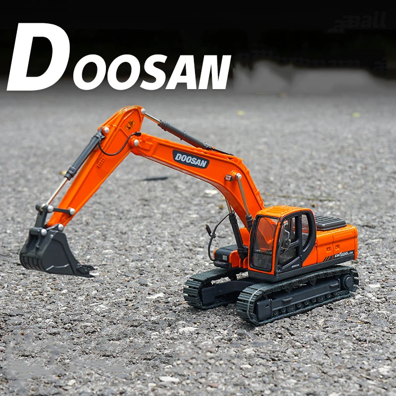 

DOOSAN DX225LCA Model 1/40 truck model Diecast alloy metal Hydraulic Excavator truck excavator model toy engineering truck toy