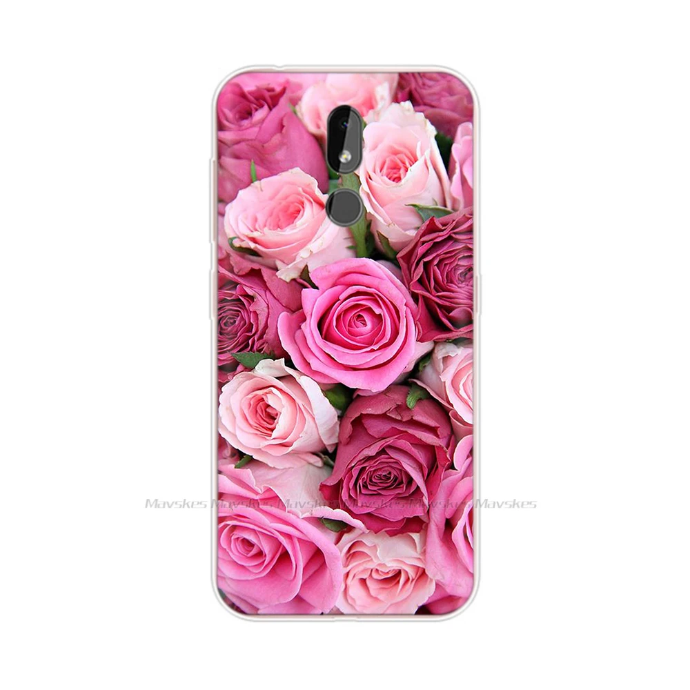Cartoon Floral Cat Soft Silicone Phone Case - Fun & Durable Back Cover