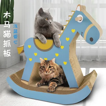 

climbing horse toy for pets corrugated paper cat furniture cats scratching posts cardboard cat scratcher for cats tree