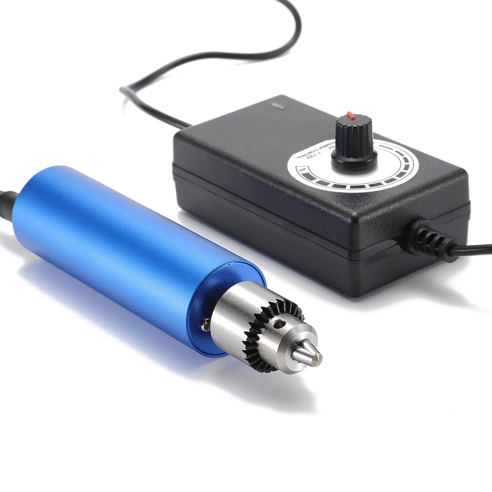 New type stepless speed regulation handheld metal electric grinder Wenwan multifunctional small electric drill polishing machine 5