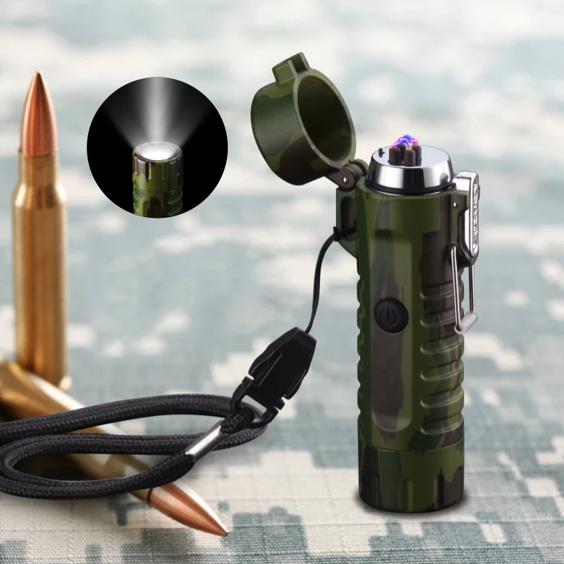 Многофункциональная полевая двойная дуговая USB Водонепроницаемая перекрестная