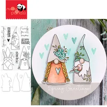 אביב גמדים מתכת חיתוך מת ובולים רעיונות מת מתכת לחתוך עבור DIY נייר כרטיס ביצוע קרפט חיתוך מת(China)