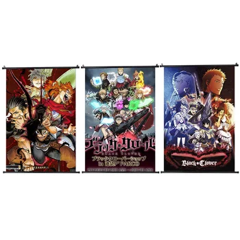 

Anime Black Clover Poster Popular Classic Japanese Anime Home Decor Retro Poster Prints Kraft Paper Wall Art Home Room Decor