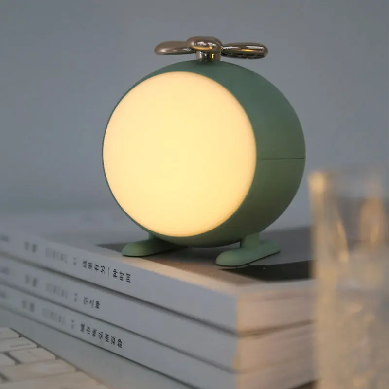Night Light Kids Helicopter LED Night Lamp USB Dimming LED Desk Lamp Touch Control LED Home Decorative Bedside Lamp for Children
