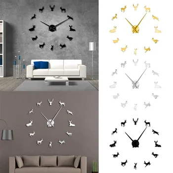 

DIY 3D Wall Clock Roman Numerals Large Mirrors Surface Luxury Big Art Clock часы настенные настенные часы настенные кухонные