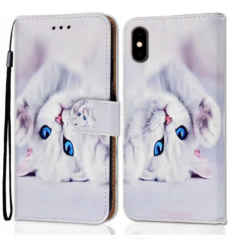 cute huawei phone cases Flip Dành Cho Huawei Honor 8A 7C 7A Pro 8S 20 Pro 10i 8 9 10 Lite P Thông Minh huawei P20 Pro P10 P8 Lite Y6 Prime 2018 Y5 2019 Bao silicone case for huawei phone