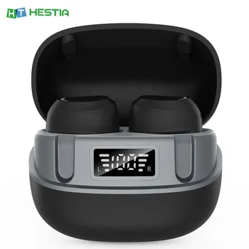 

U6 Bluetooth 5.0 Touch Operation Bluetooth Earphone LED Digital Display Waterproof IPX6 Earset 5D HiFi Stereo Wireless Earbuds