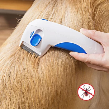 

Cat Dog Electric Terminator Brush Anti Removal Kill Lice Cleaner Electric Head Pet Fleas Electronic Lice Comb for Dog pet brush