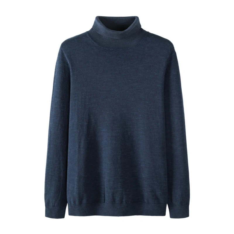 Semir, пуловер, свитер, мужской, для молодых, зимний, водолазка, свитер,, теплый свитер, тренд, джемпер, теплый внутри - Цвет: blue