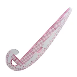 Règle de couture multifonction 6501 en plastique, courbe française, mesure, tailleur, fabrication de vêtements, règle de flexion à 360 degrés, outils 